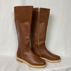 Bill Blass Leather Knee High Boots Anthropologie Size 9.5  Zipper Riding